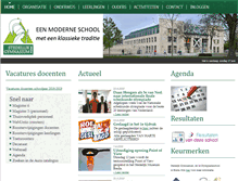 Tablet Screenshot of gymnasiumbreda.nl